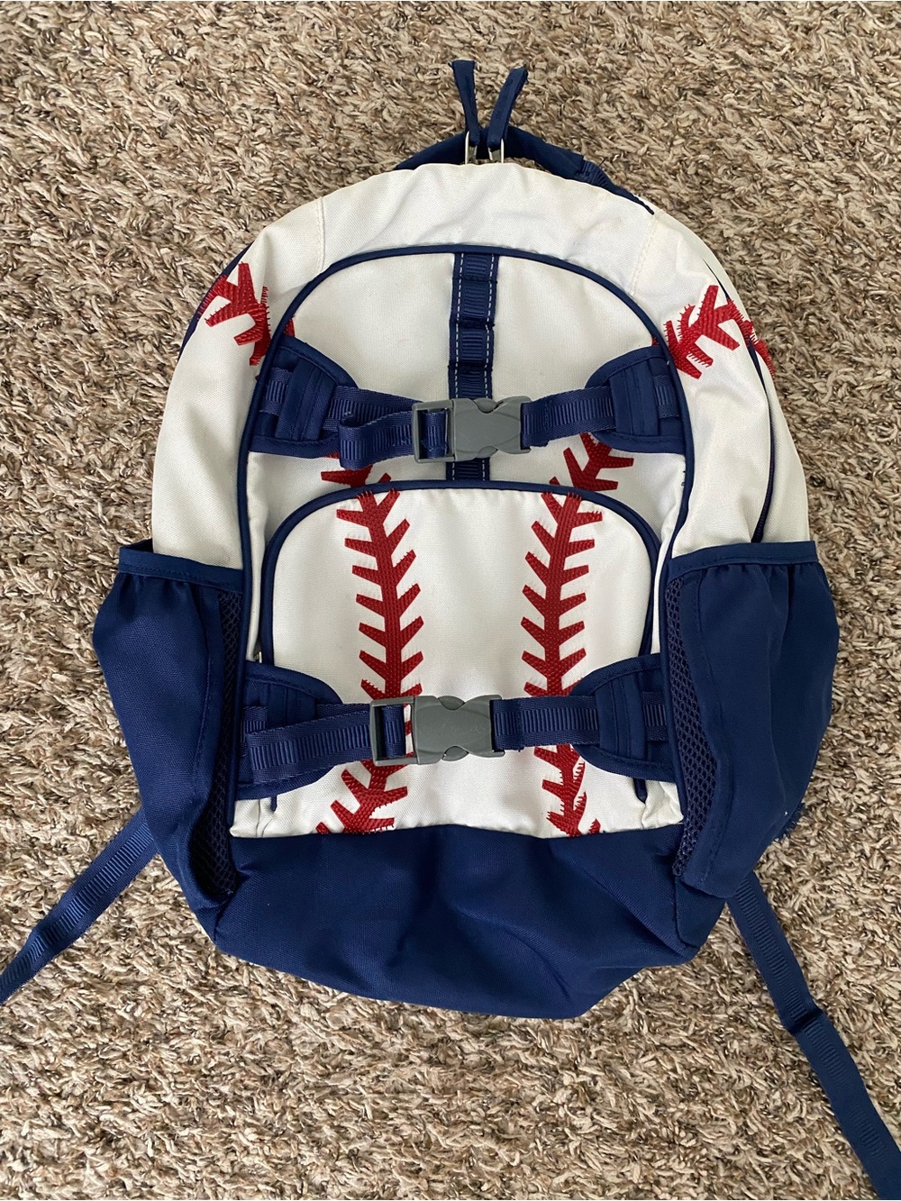Pottery Barn Kids Mackenzie Baseball 3-D Backpack